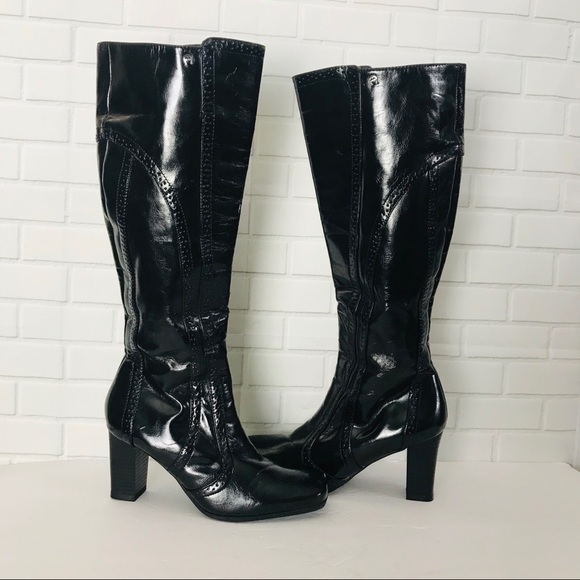 etienne aigner black boots